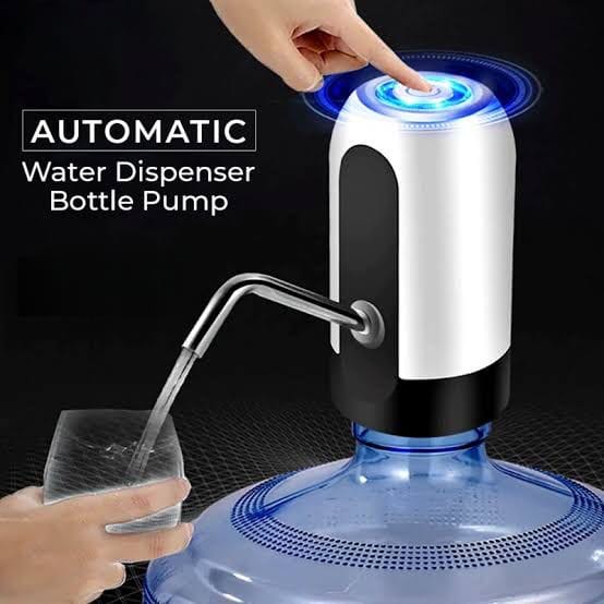 Water Bottle Pump, USB Charging Automatic Drinking Water Pump Portable Electric Water Dispenser Water Bottle Switch