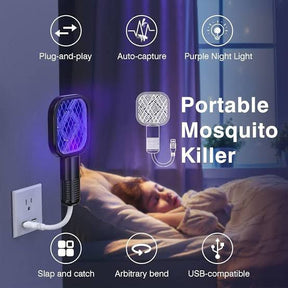 Mini USB Electric Mosquito Racket,